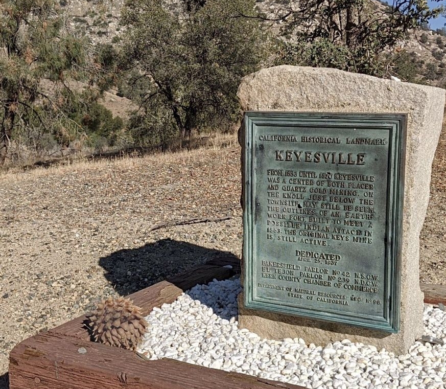 Keyesville Marker